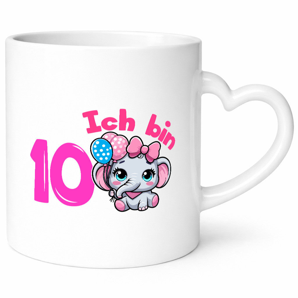 10. Geburtstag | 10 Jahre Elefant Mädchen Geschenk Geschenkidee lustiger Spruch