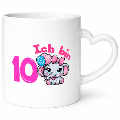 10. Geburtstag | 10 Jahre Elefant Mädchen Geschenk Geschenkidee lustiger Spruch