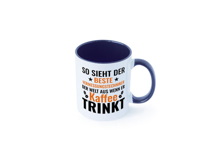 Kaffee trinkt: Vermessungstechniker | Techniker Geschenk Humor Geschenkidee