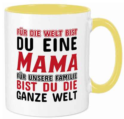 Beste mama der Welt lustiger Spruch Geschenk Familie Geschenkidee Tasse