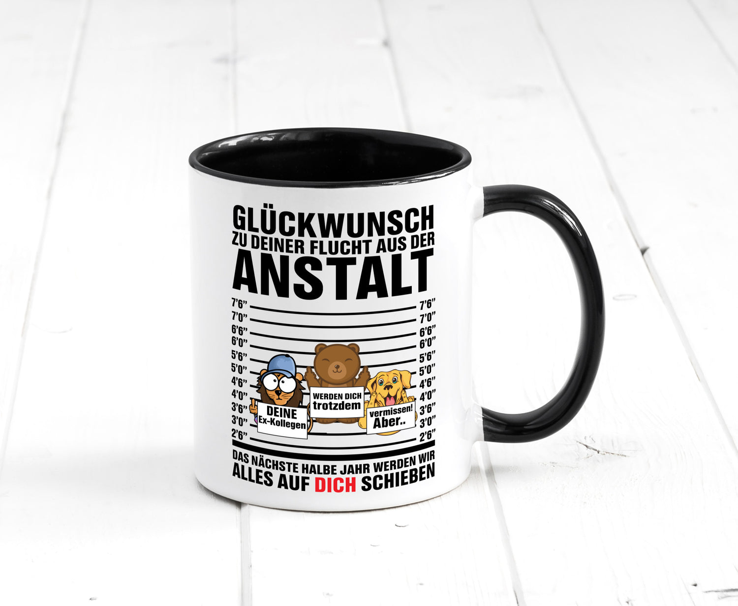 Glückwunsch zur Flucht | Arbeitskollegen Berufswechel Humor Arbeit Kollegen