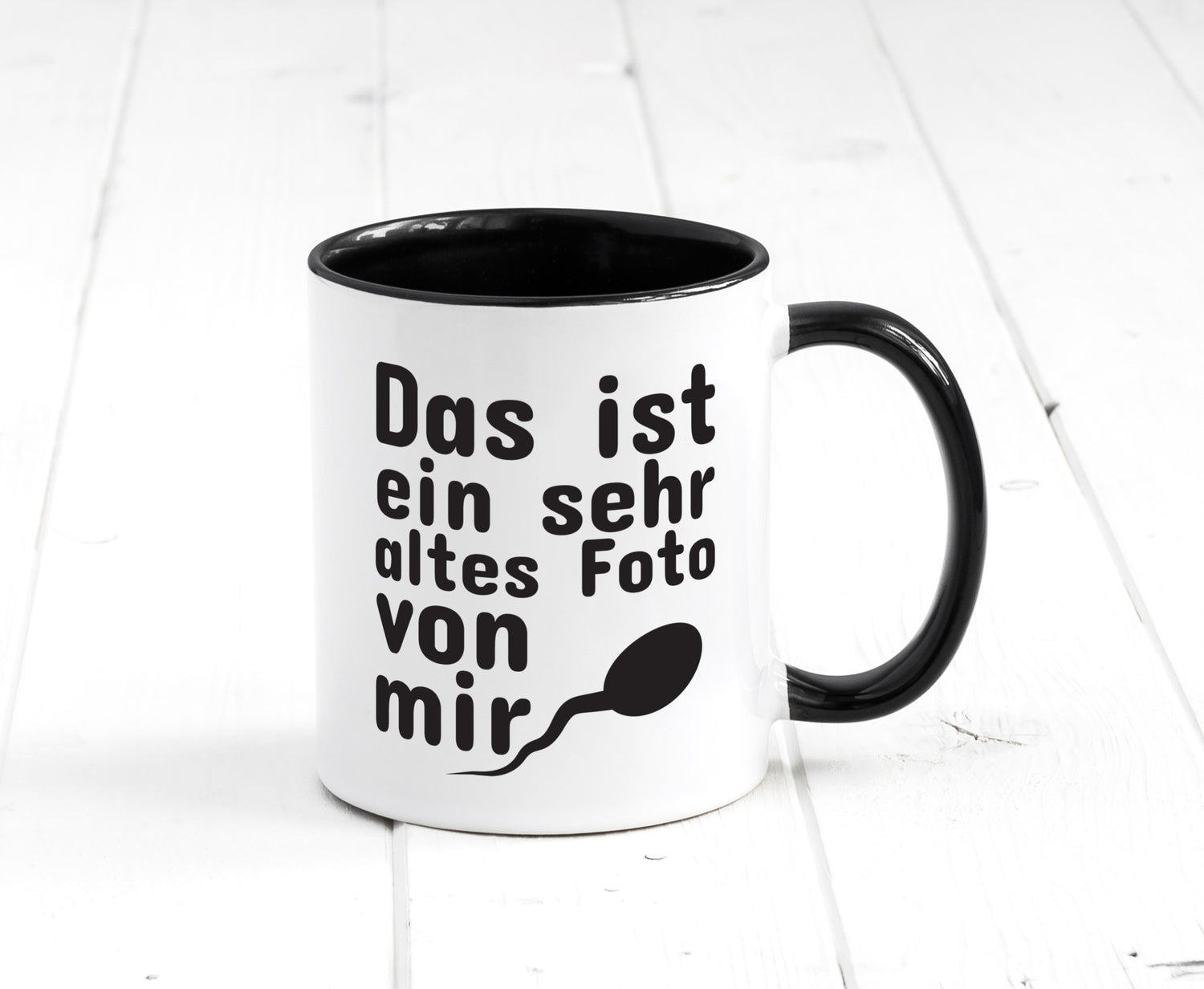 Sehr altes Foto von mir | lustige Tasse Männer Humor Geschenk Geschenkidee
