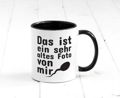 Sehr altes Foto von mir | lustige Tasse Männer Humor Geschenk Geschenkidee