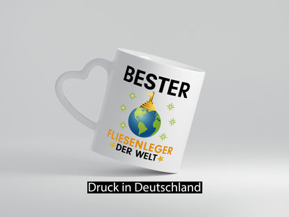 Welt Bester Fliesenleger | Fliesenlegen Bau lustiger Spruch Geschenk Humor