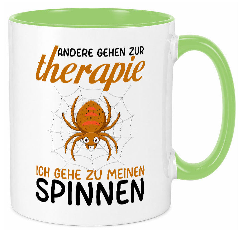 Ich gehe zu meinen Spinnen | Spinnenliebhaber lustiger Spruch Geschenk Humor Tasse