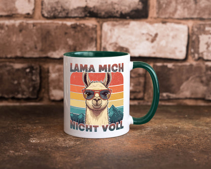 Lama mich nicht voll | Alpaka Kamel Retro lustig Humor Geschenkidee Geschenk