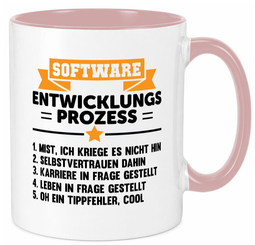 Software, Entwicklung, Prozess | Humor Spaß Witz lustiger Spruch Geschenk Tasse