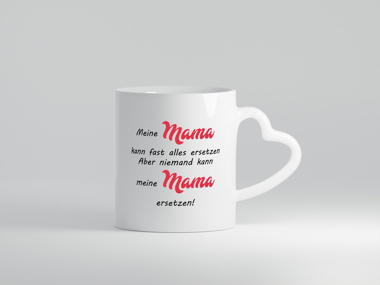 Mama kann fast alles ersetzen | ist die Beste lustiger Spruch Geschenk Familie