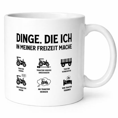 Dinge die ich in meiner Freizeit mache | Tracktor Trecker Geschenkidee Humor