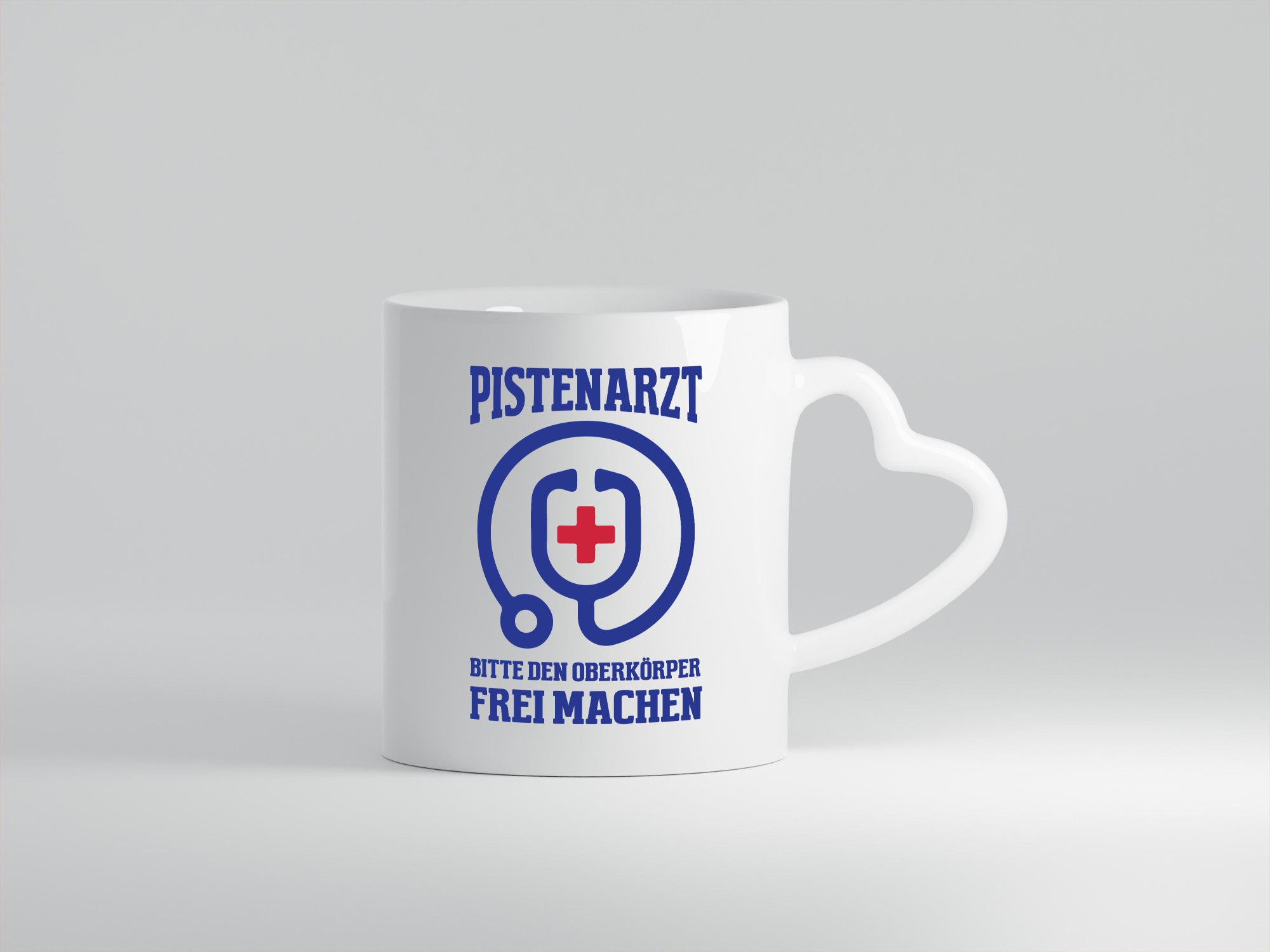 Pistenarzt, Oberkörper frei machen | Stethoskop lustiger Spruch Geschenk Humor