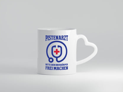 Pistenarzt, Oberkörper frei machen | Stethoskop lustiger Spruch Geschenk Humor