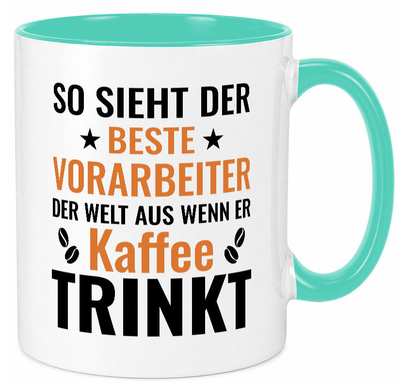 Kaffee trinkt: Vorarbeiter | Kollege Teamleiter Geschenk Arbeit Kollegen Büro