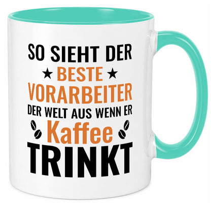Kaffee trinkt: Vorarbeiter | Kollege Teamleiter Geschenk Arbeit Kollegen Büro
