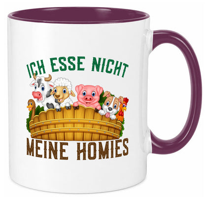 Ich esse nicht meine Homies | Farmer Landwirt lustiger Spruch Geschenk Humor Tasse