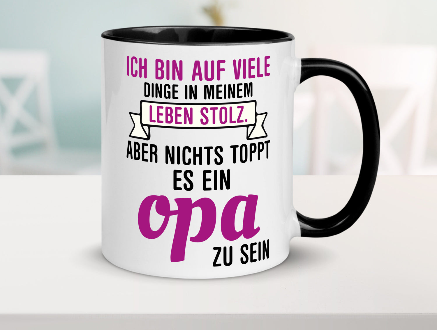 Opa Tasse | Stolzer Großvater Vatertag Enkelkinder Geschenk Familie