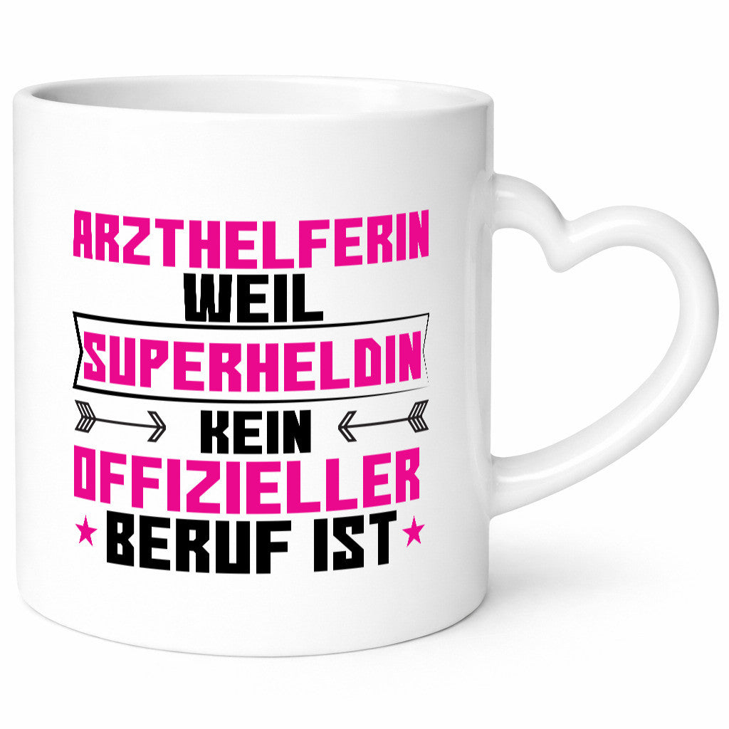 Superheldin Arzthelferin | Fachangestellte Medizin Humor Geschenkidee Tasse