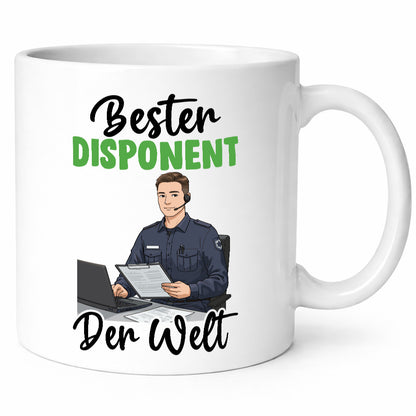 Bester Disponent | Zuteiler v2 lustig Humor Geschenkidee Geschenk Tasse