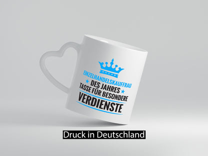 Besonderer Verdienst: Einzelhandelskauffrau | Einzelhandel Geschenkidee Humor