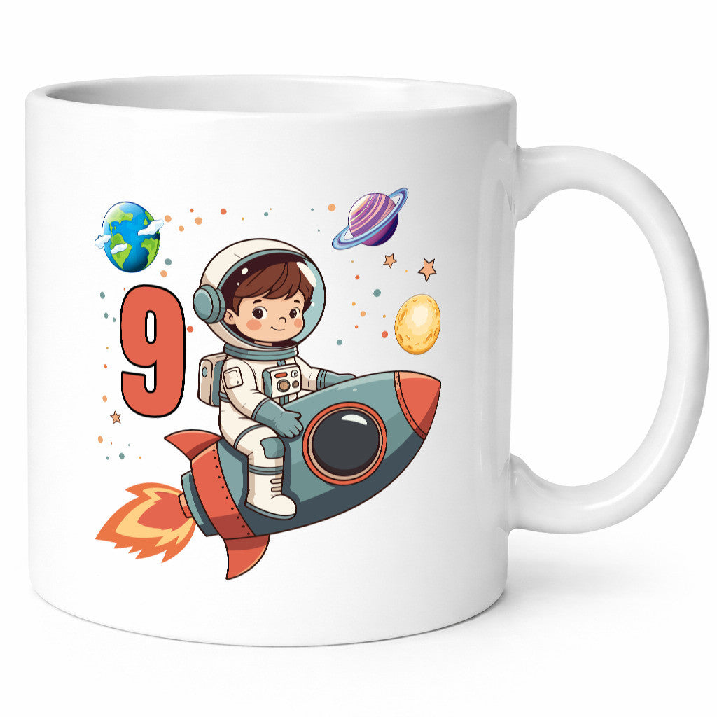 9. Geburtstag | 9 Jahre Astronaut Weltraum Geschenk Geschenkidee lustiger