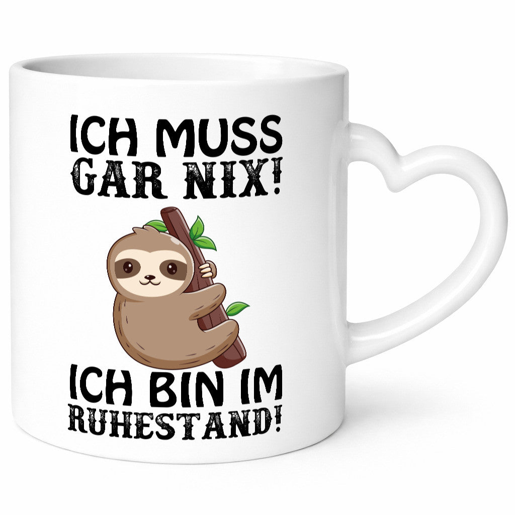 Ich bin im Ruhestand Humor Jubiläum Geschenkidee Tasse