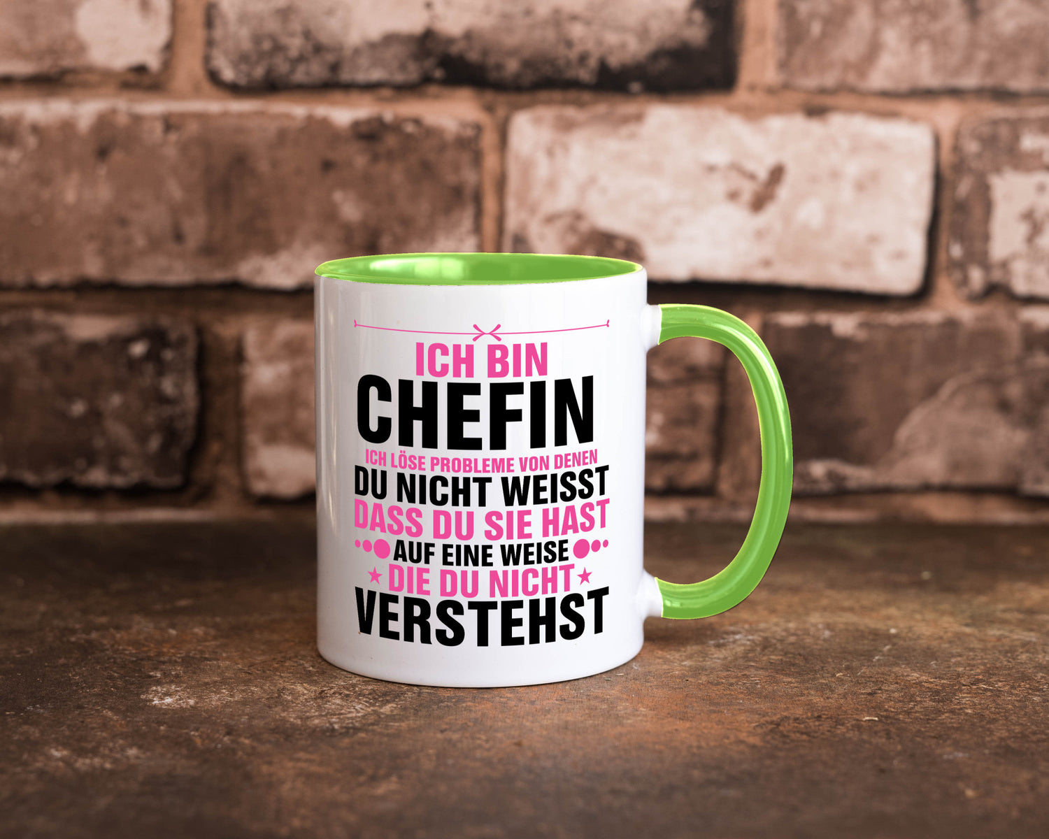 Löse Probleme: Chefin | Führungskraft Vorgesetzte lustiger Spruch Geschenk