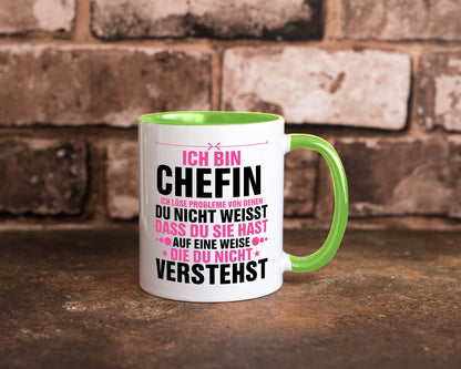 Löse Probleme: Chefin | Führungskraft Vorgesetzte lustiger Spruch Geschenk
