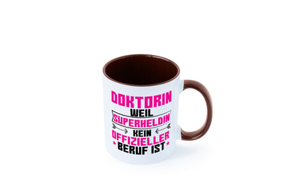 Superheldin Doktorin | Doktorand Doktortitel Geschenkidee Humor Tasse