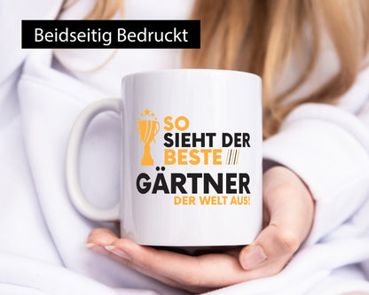 Der Weltbeste Gärtner | Gartenbau Geschenkidee Humor Tasse