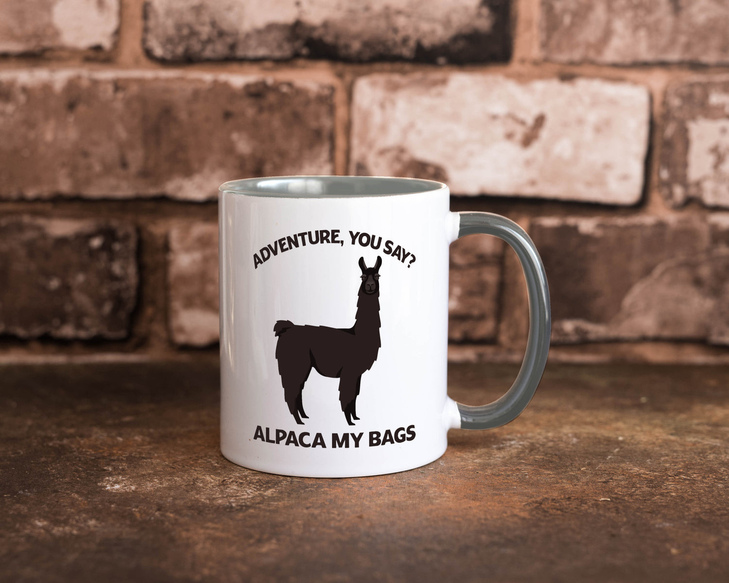 Adventure, Alpaca | Humor Geschenkidee Tasse
