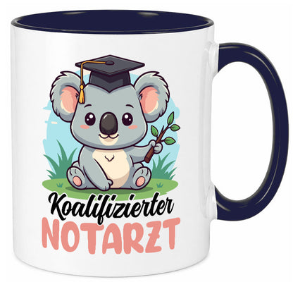 Koalifizierter Notarzt | Arzt Geschenk Humor Geschenkidee lustiger Spruch Tasse