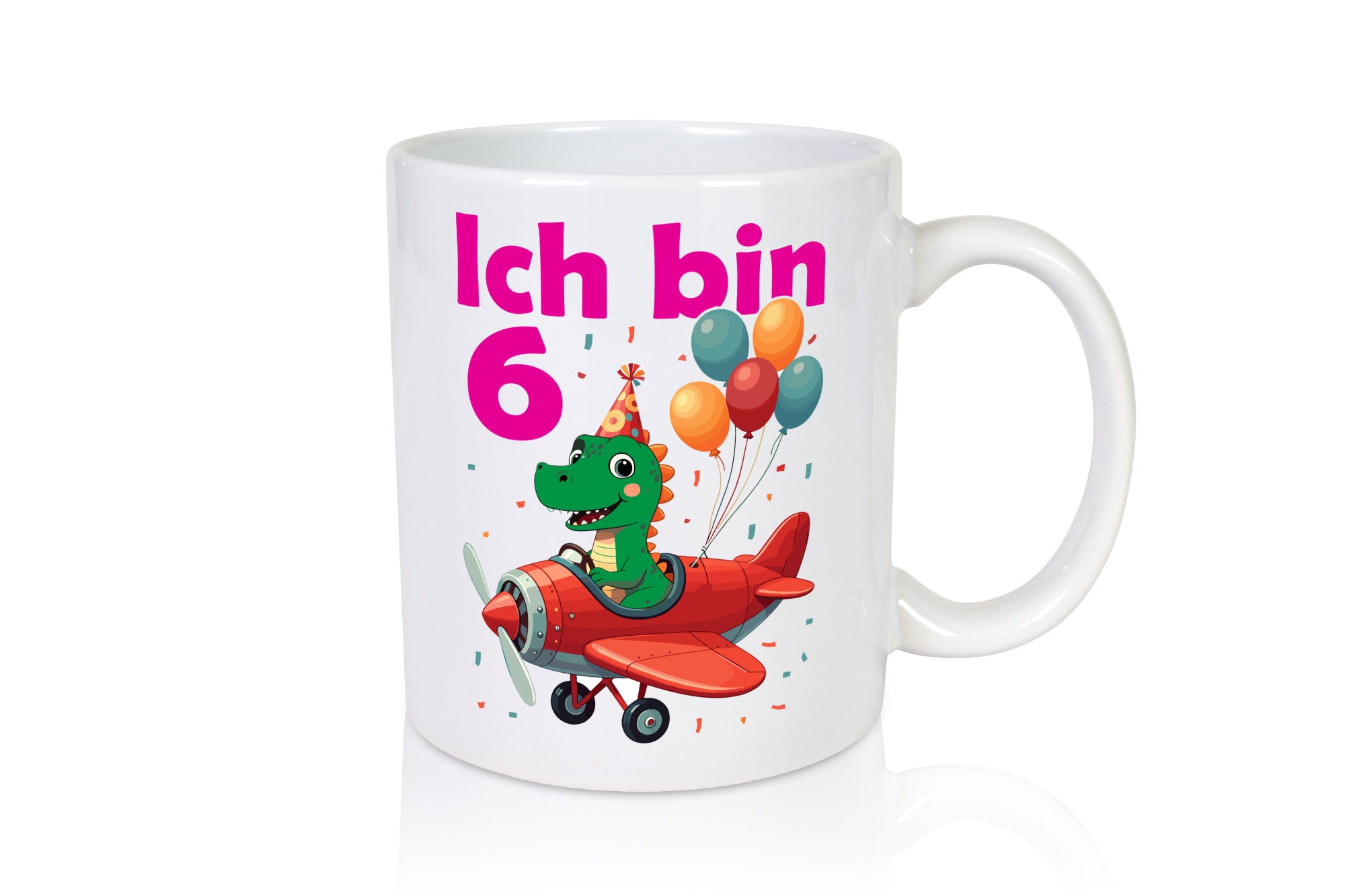 6. Geburtstag | 6 Jahre Drache Flugzeug Geschenk Geschenkidee lustiger Spruch