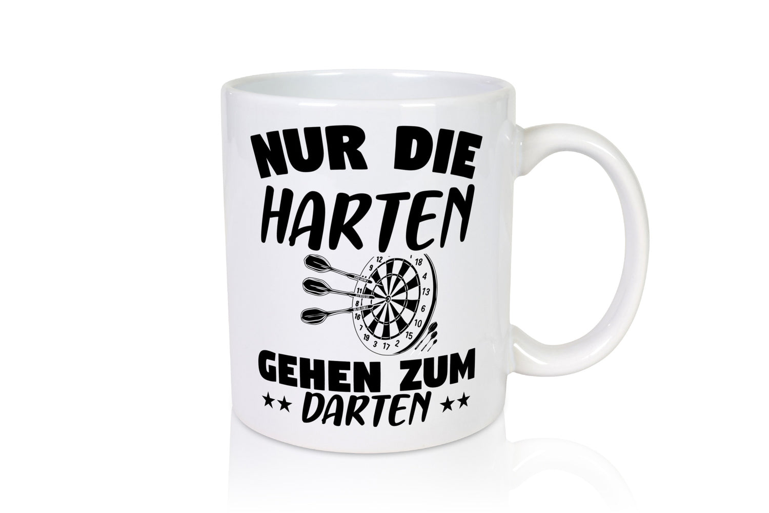 Die Harten gehen zum Darten | Dart Tasse Dartspieler Geschenkidee Humor