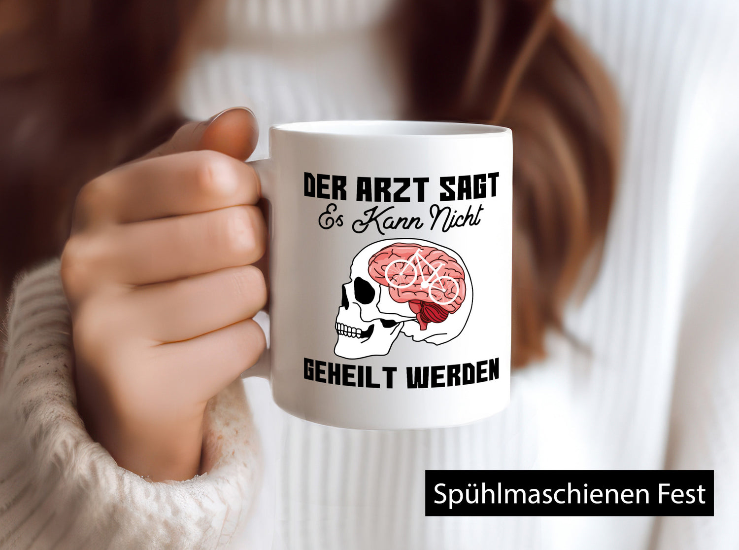 Es kann nicht geheilt werden | Fahrradfahrer Radfahrer lustig Humor