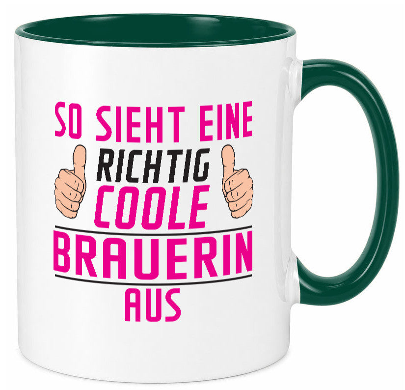 Richtig Coole Brauerin | Bier Brauerei Geschenk Humor Geschenkidee lustiger