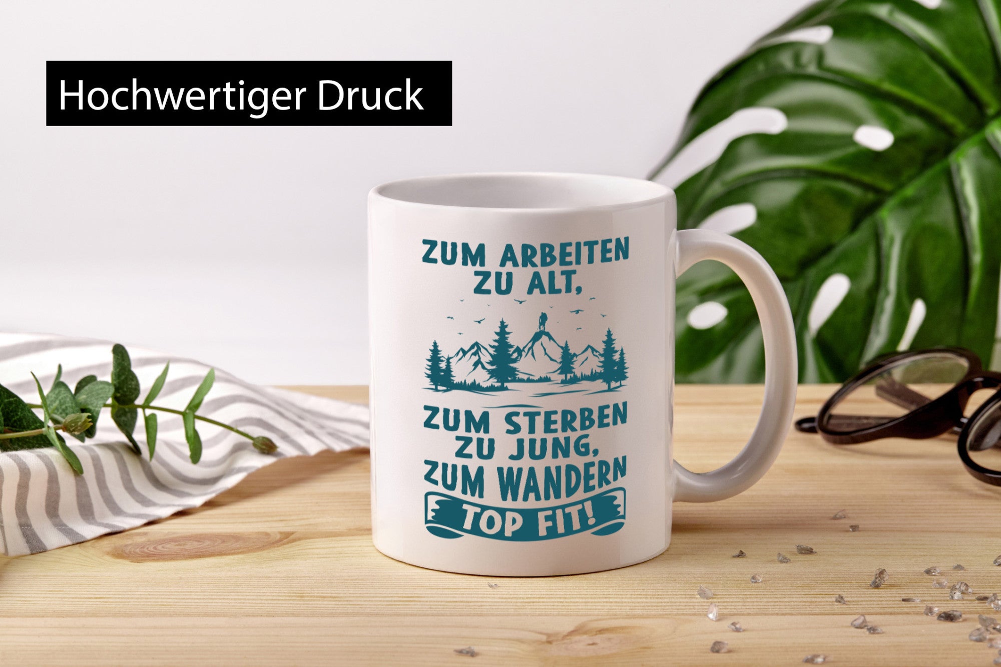 Arbeiten zu alt, Sterben jung, Wandern topfit | Berge lustig Arbeit Kollegen
