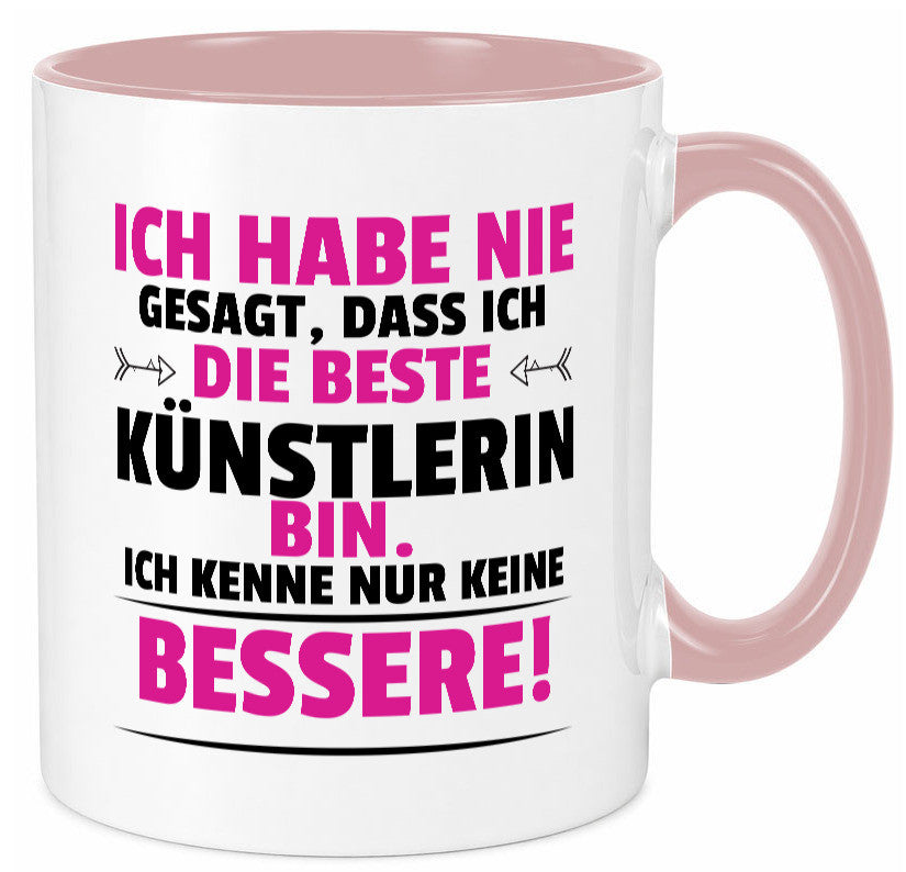 Die Beste Künstlerin| Spruch lustig | Kunst Geschenk Humor Geschenkidee