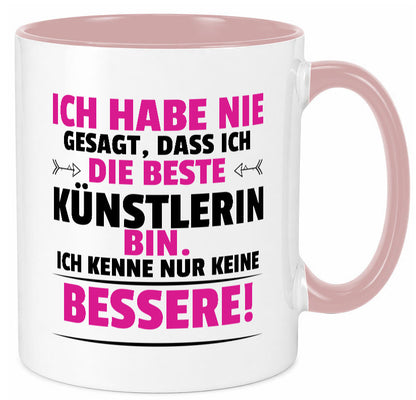 Die Beste Künstlerin| Spruch lustig | Kunst Geschenk Humor Geschenkidee