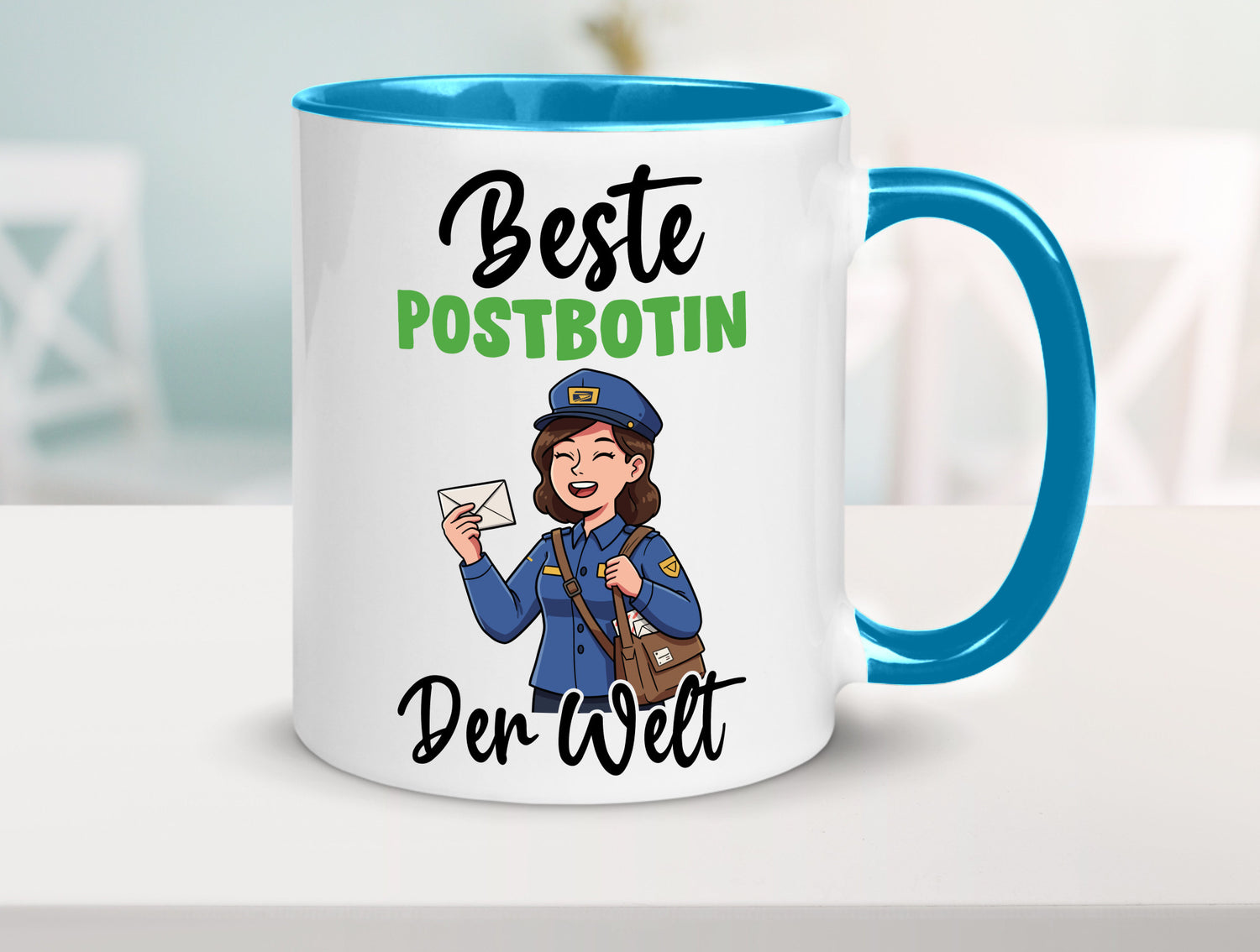 Beste Postbotin | Beruf Post Briefträger v2 lustig Arbeit Kollegen Büro