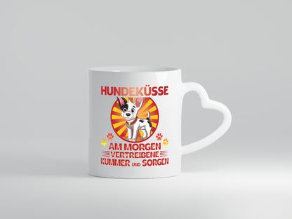 Hundeküsse am Morgen vertreiben kummer und Sorgen | Hund Geschenk Tierliebhaber