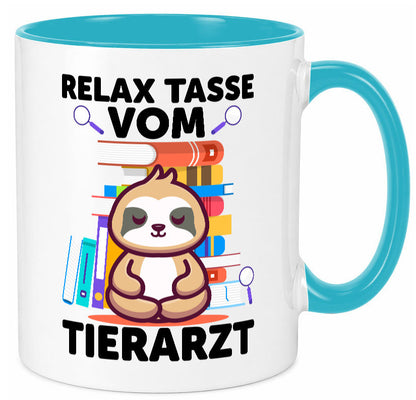 Relax Tasse: Tierarzt | Tiermedizin Mediziner Geschenkidee Tierliebhaber Humor