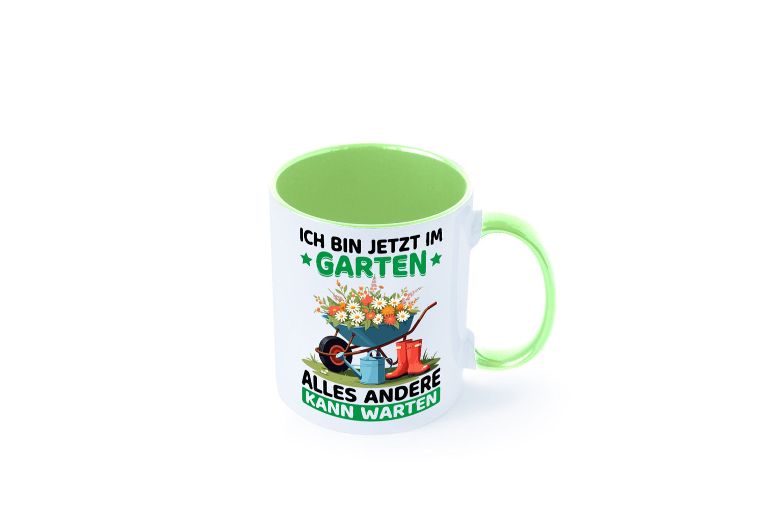 Im Garten alles andere kann warten | Gärtner Gartenarbeit Geschenk Arbeit