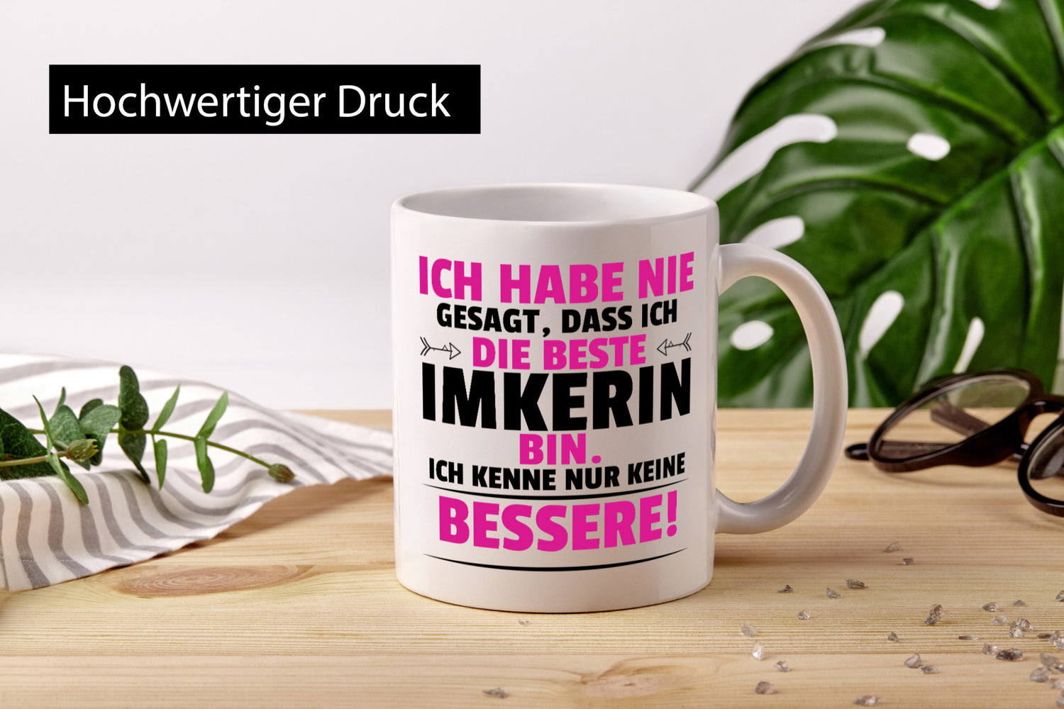 Die Beste Imkerin | Imkerei lustig Humor Geschenkidee Geschenk Tasse