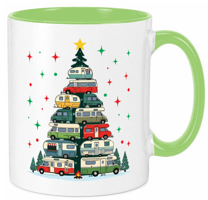 Camper | Camping Weihnachten Fahrzeuge Baumlichter v2 lustig Humor Geschenkidee
