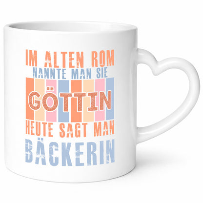 Heute sagt man: Bäckerin | Bäckerei Frauen Backen Humor Geschenkidee Tasse