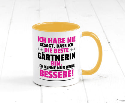 Die Beste Gärtnerin | Gartenbau lustiger Spruch Geschenk Humor Geschenkidee