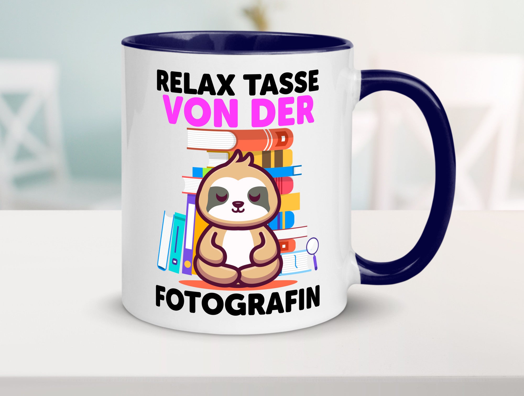 Relax Tasse: Fotografin | Fotografie Kamera Humor Geschenkidee Tasse