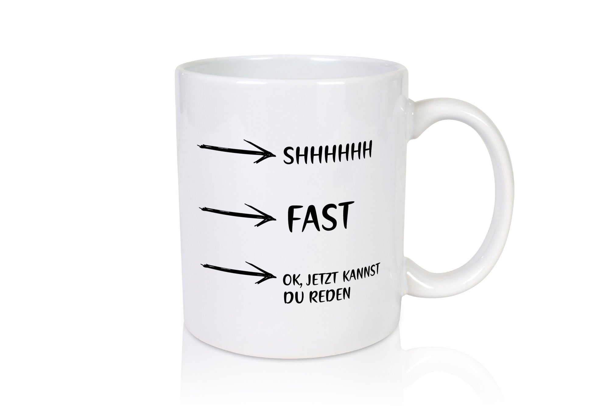 Jetzt kannst du reden | Morgenmuffel Kaffeetrinker Humor Geschenkidee Tasse