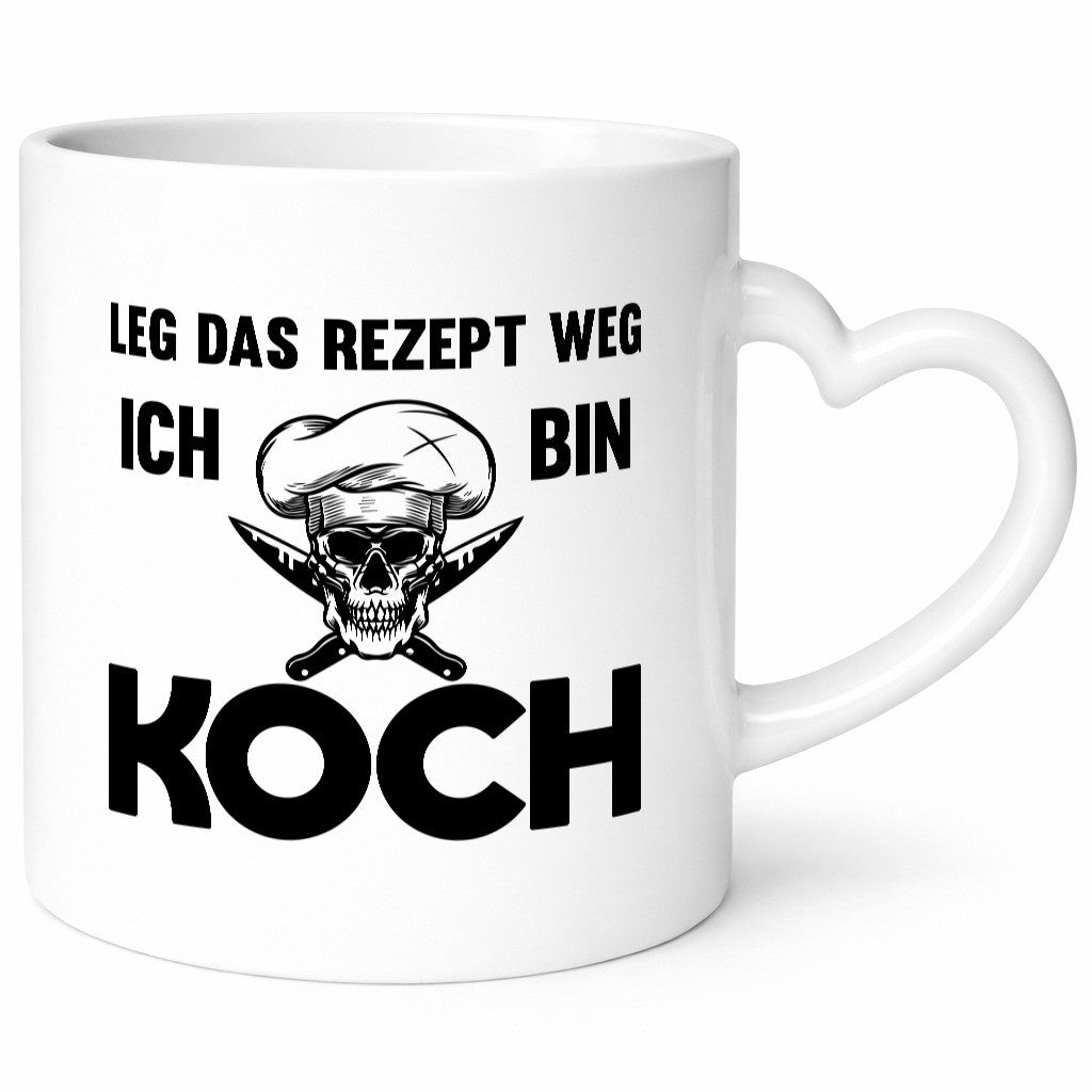 Leg das Rezept weg ich bin Koch | Chef Kochen Geschenkidee Arbeit Kollegen Büro