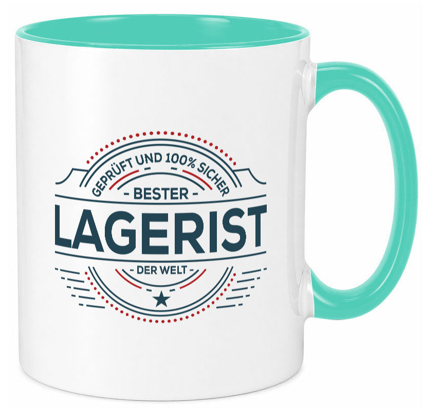 Geprüft und sicher: Lagerist | Lageristen Lager Arbeiter lustiger Spruch