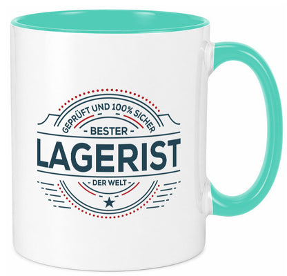 Geprüft und sicher: Lagerist | Lageristen Lager Arbeiter lustiger Spruch